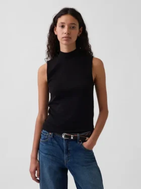 Modern Mockneck Tank Top