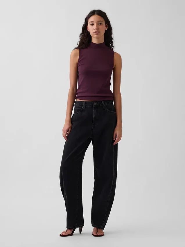 Modern Mockneck Tank Top