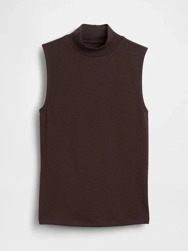 Modern Mockneck Tank Top