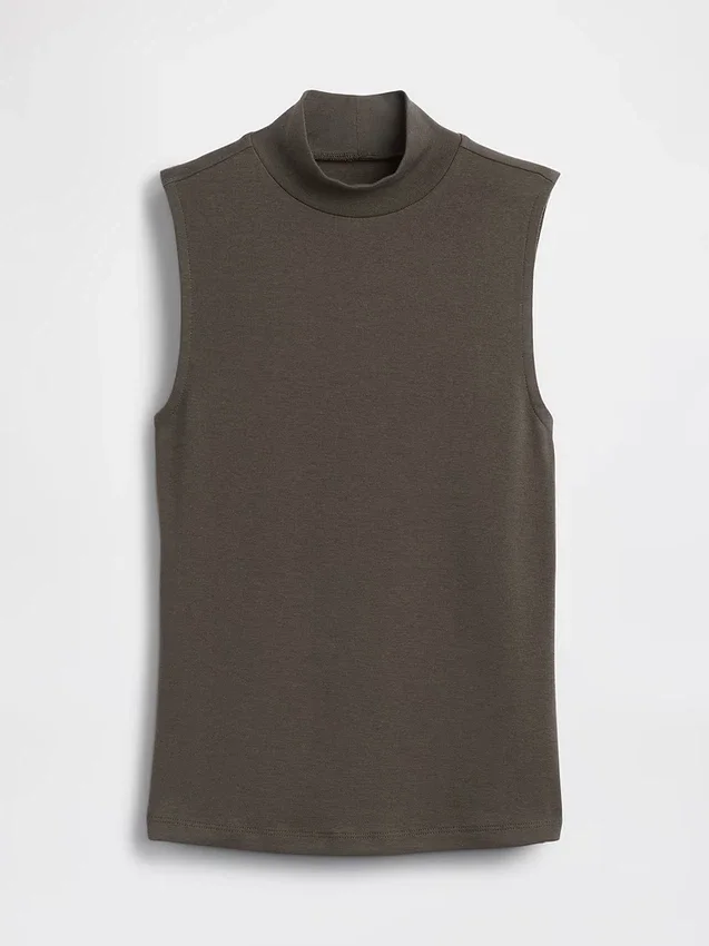 Modern Mockneck Tank Top