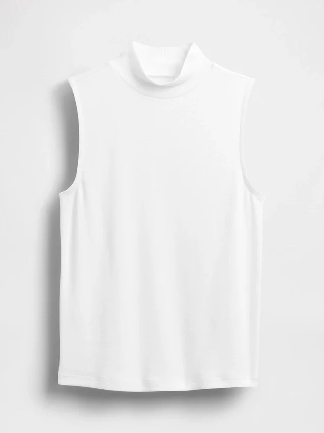 Modern Mockneck Tank Top