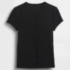 Modern Rib Button-Front Crew T-Shirt