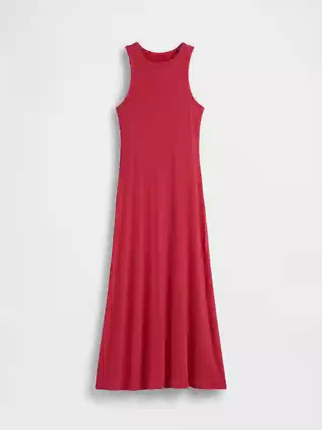 Modern Rib Shelf-Bra Maxi Dress