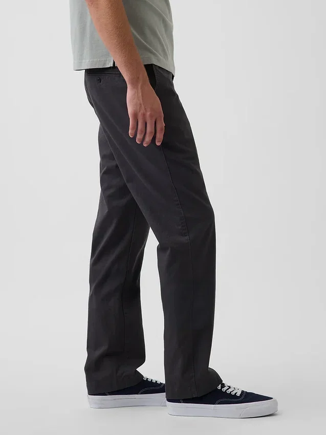 Modern Straight Khakis