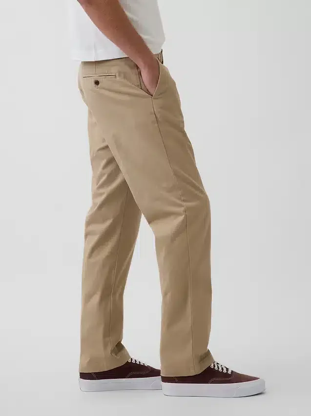 Modern Straight Khakis
