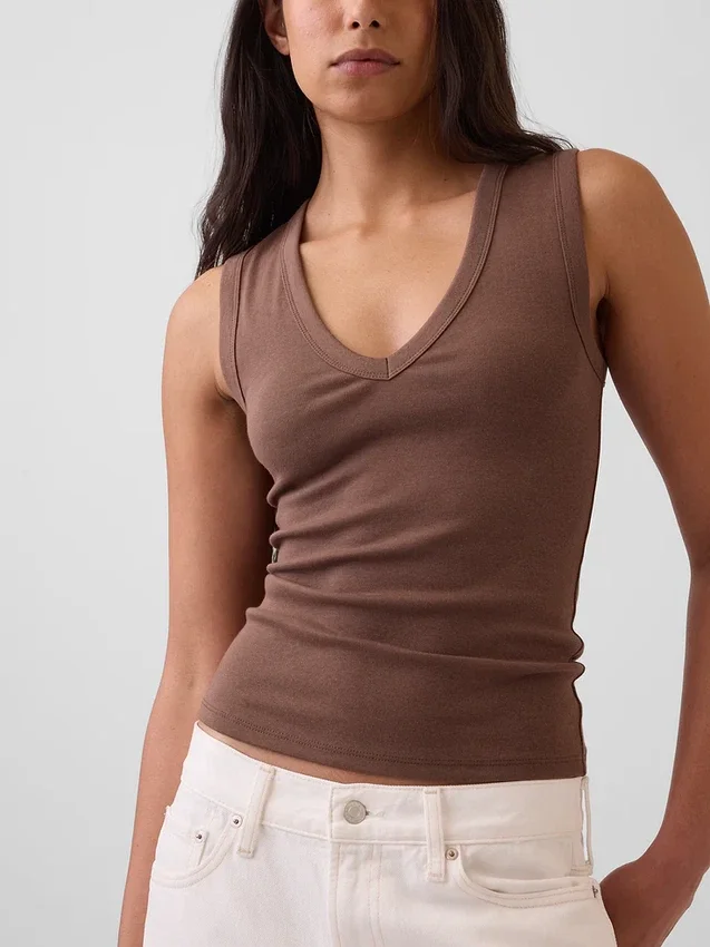 Modern V-Neck Tank Top