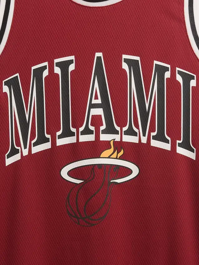 Nba Miami Heat Recycled Jersey Mini Dress