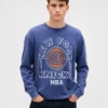 Nba New York Knicks Crop Graphic T-Shirt