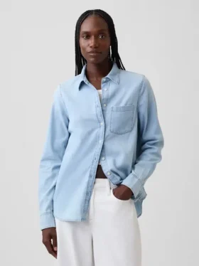 Organic Cotton Denim Classic Shirt