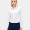 Organic Cotton Fitted Crop Shirt
