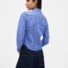 Organic Cotton Fitted Crop Shirt