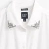 Organic Cotton Fitted Crop Shirt