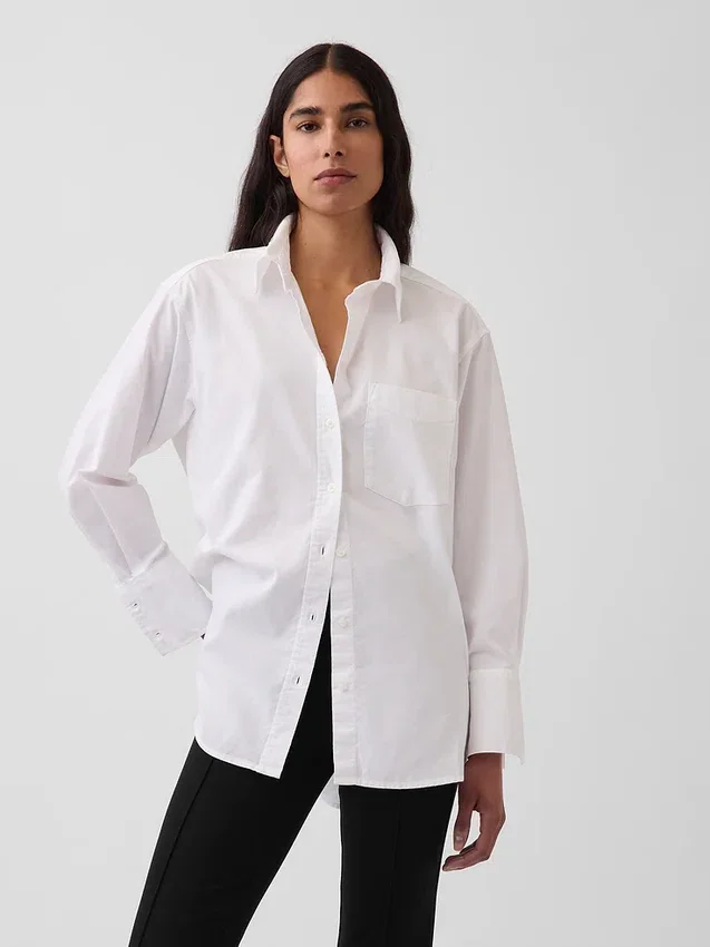 Organic Cotton Oxford Big Shirt