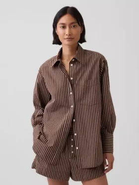 Organic Cotton Poplin Big Shirt