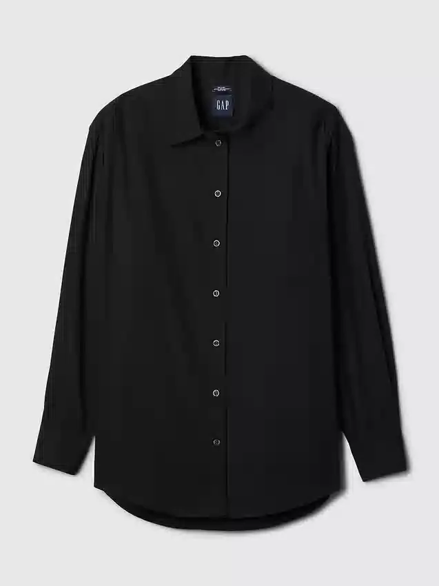Organic Cotton Poplin Big Shirt