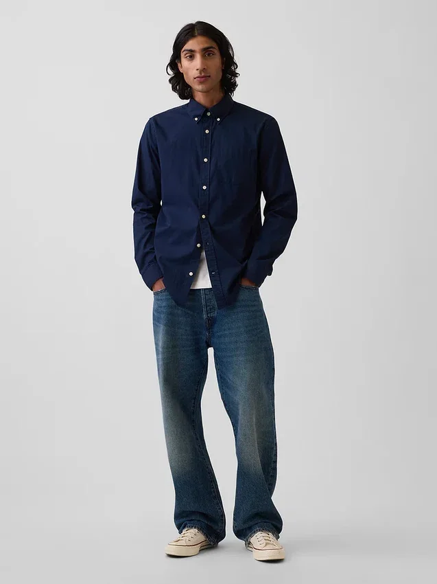 Organic Cotton Poplin Classic Shirt