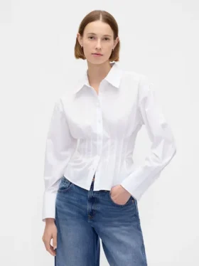 Organic Cotton Poplin Fitted Shirt