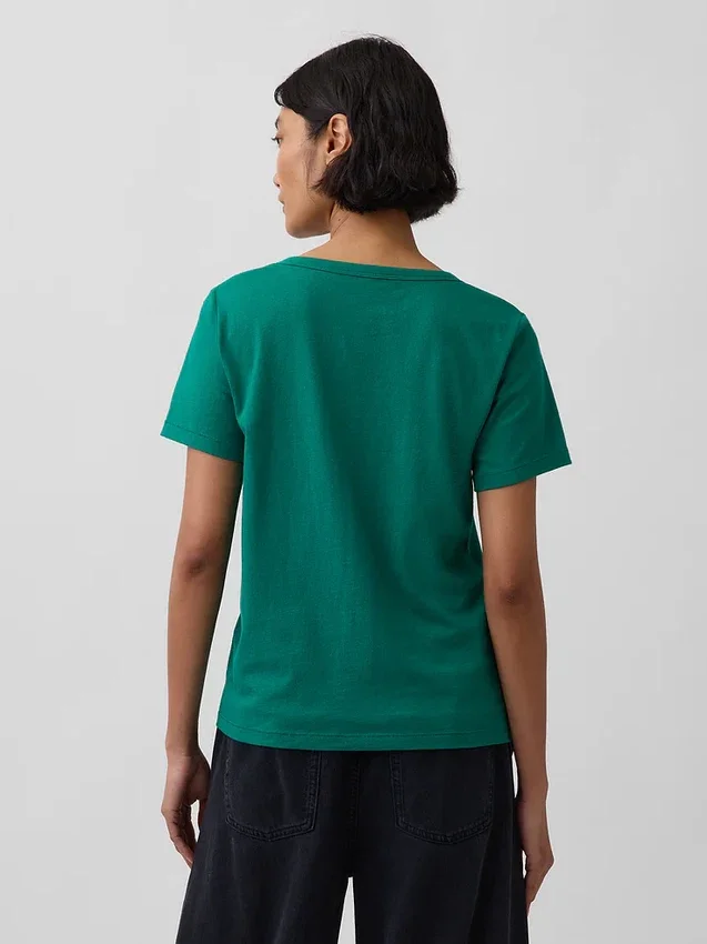 Organic Cotton Vintagesoft V-Neck T-Shirt