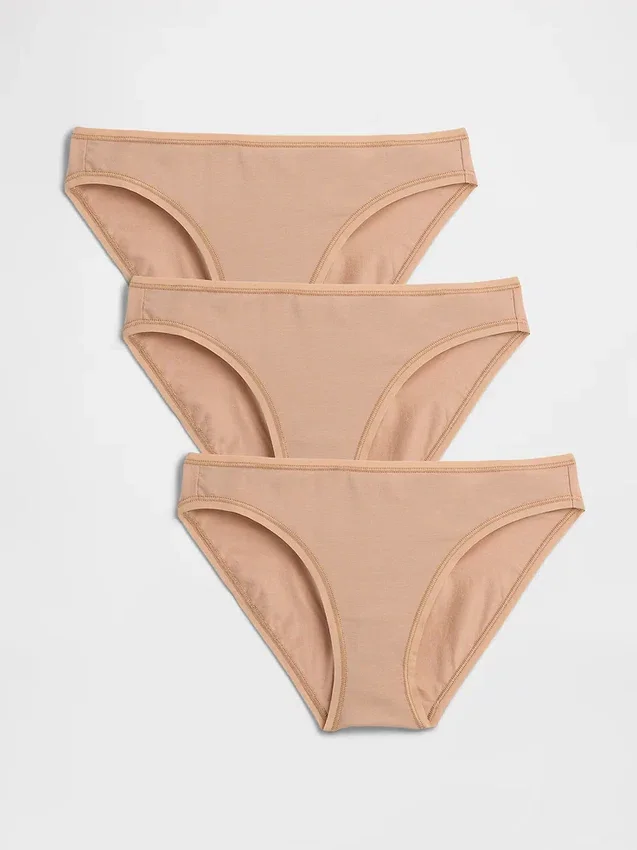 Organic Stretch Cotton Bikini Brief (3-Pack)