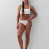Organic Stretch Cotton Logo Bikini