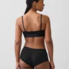Organic Stretch Cotton Logo Bralette