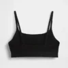 Organic Stretch Cotton Logo Bralette