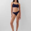 Organic Stretch Cotton Logo Thong