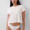 Organic Stretch Cotton No Show Thong