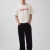 Ouigap Heavyweight Crop Logo T-Shirt