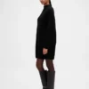 Oversized Turtleneck Mini Sweater Dress