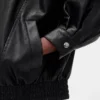Oversized Vegan Leather Jacket