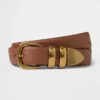 Pebbled Leather Belt