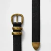 Pebbled Leather Belt