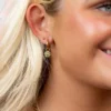 Pierced Co Paw Print Charms for Huggie Earrings