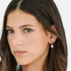 Pierced Co Peachy Heart Charm for Huggie Earrings