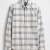 Plaid Oxford Button-Down Shirt
