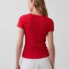 Pointelle Crewneck T-Shirt