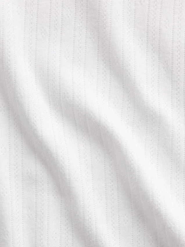 Pointelle Crewneck T-Shirt