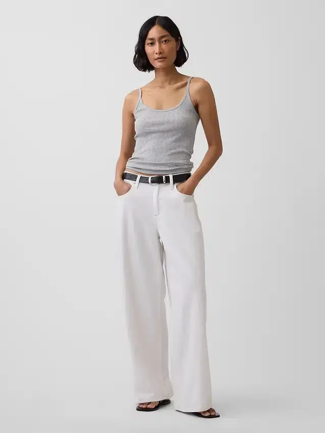 Pointelle Crop Cami