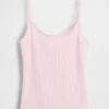 Pointelle Crop Cami