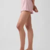 Pointelle Lettuce-Hem Pj Shorts