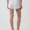 Pointelle Lettuce-Hem Pj Shorts