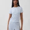 Pointelle Pj T-Shirt