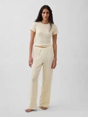 Pointelle Pj T-Shirt