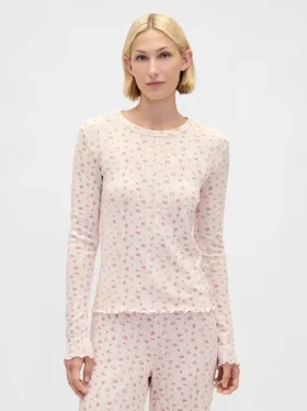 Pointelle Pj Top