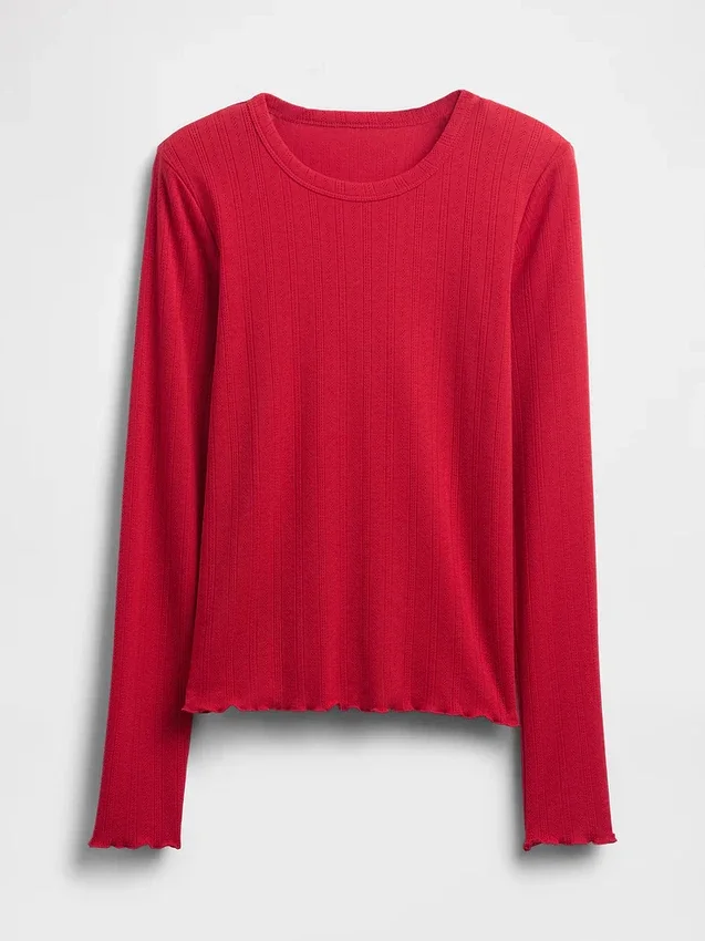 Pointelle Pj Top