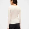 Pointelle Rib T-Shirt