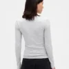 Pointelle Rib T-Shirt