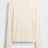 Pointelle Rib T-Shirt