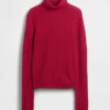 Pointelle Turtleneck Sweater